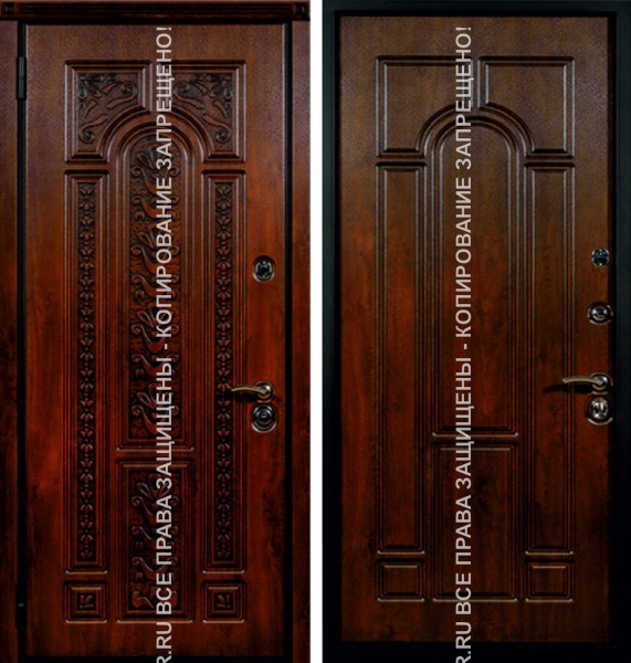 Металлическая взломостойкая дверь МДФ/МДФ 3108 Металлическая взломостойкая дверь МДФ/МДФ 3108