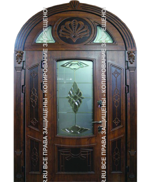 Дверь стальная арочная МДФ 1132 Дверь стальная арочная МДФ 1132