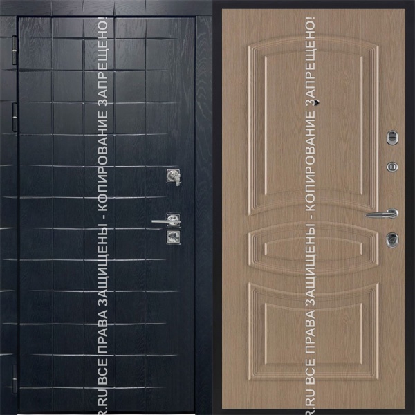 Дверь стальная взломостойкая МДФ/МДФ 3103 Дверь стальная взломостойкая МДФ/МДФ 3103