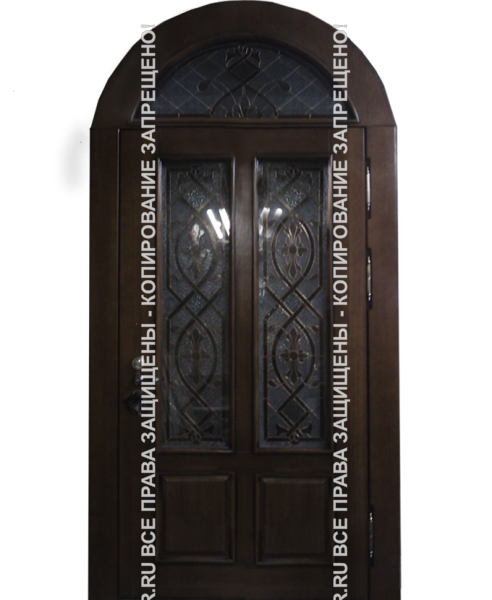 Железная арочная дверь МДФ 1120 Железная арочная дверь МДФ 1120