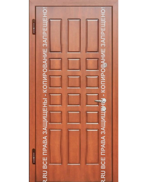 Дверь железная с шумоизоляцией МДФ/МДФ 3155 Дверь железная с шумоизоляцией МДФ/МДФ 3155