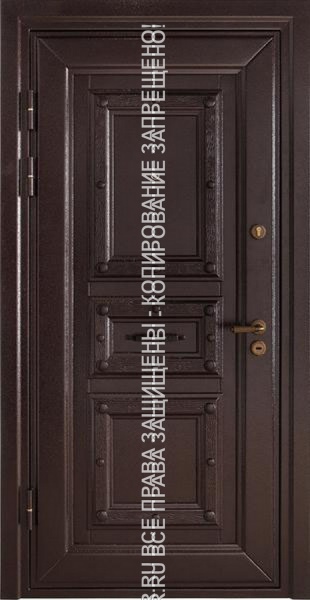 Дверь железная входная с шумоизоляцией МДФ/МДФ 3149 Дверь железная входная с шумоизоляцией МДФ/МДФ 3149