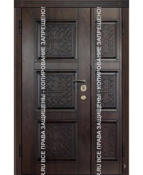 Дверь стальная уличная МДФ 2043 Дверь стальная уличная МДФ 2043